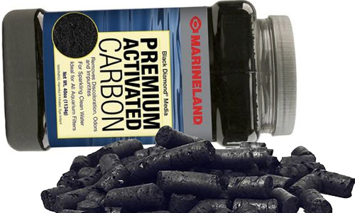 Гранулированный уголь в аквариуме